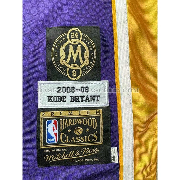 Maillot Los Angeles Lakers Kobe Bryant Exterieur Mitchell & Ness Volet